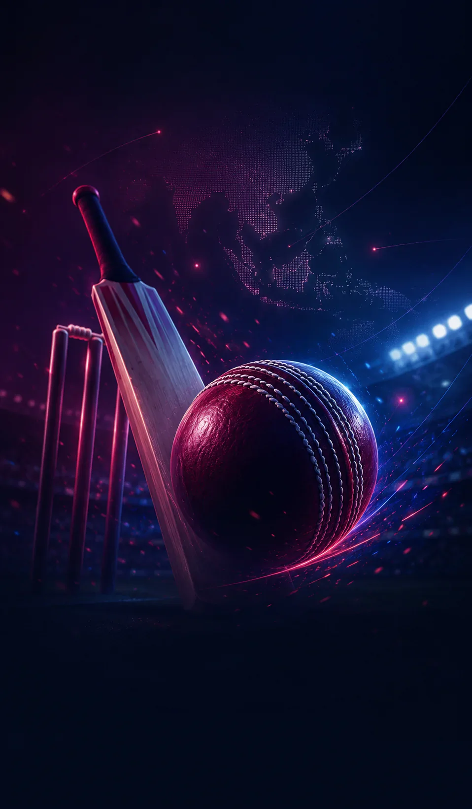 Cricket-focused sports visual for Nepal players.